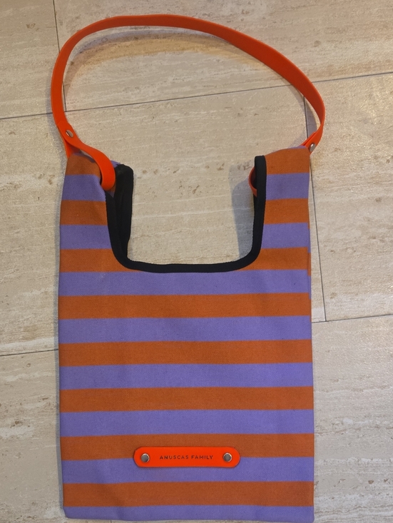 Anuscas Family Handbags - Anuscas Family Striped Tanger Sack